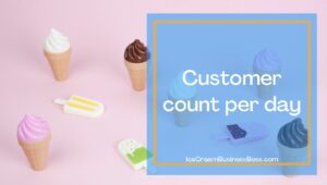 The Daily Number of Customers An Ice Cream Shop Should Have
