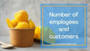 The Average Size of An Ice Cream Shop
